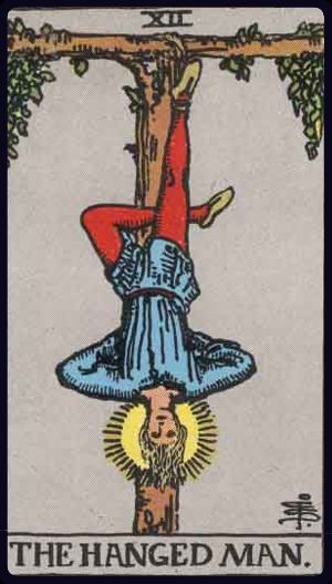 Carta del tarot El Colgado