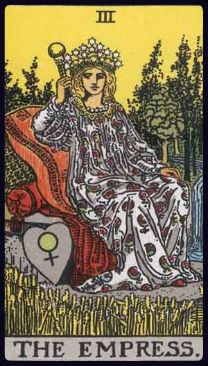 Carta del tarot La Emperatriz