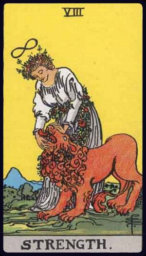 Carta del tarot La Fuerza