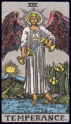 Carta del tarot La Templanza